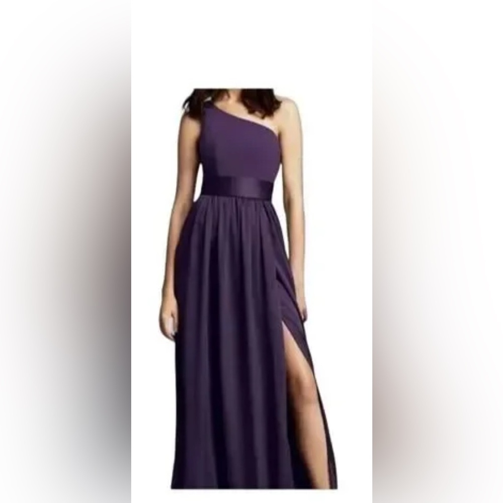 White by Vera Wang Purple Maxi Dress